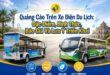 Quảng cáo trên xe điện du lịch
