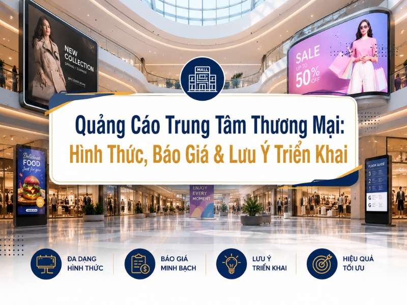Quảng cáo trung tâm thương mại