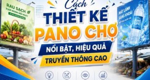 Bí quyết thiết kế Pano chợ thu hút, hiệu quả cao