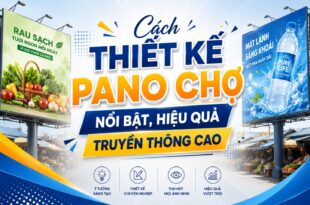 Bí quyết thiết kế Pano chợ thu hút, hiệu quả cao