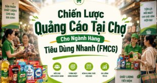 Chiến lược quảng cáo tại chợ cho ngành hàng tiêu dùng nhanh