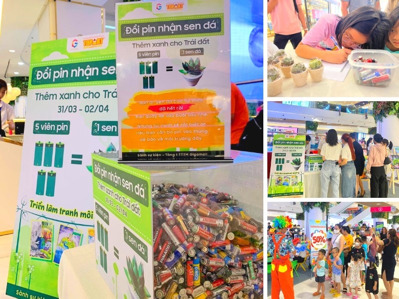Hình ảnh quảng cáo Standee tại Gigamall