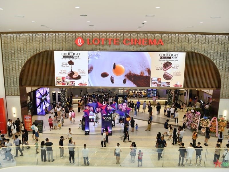 Biển quảng cáo điện tử tại Lotte Mall