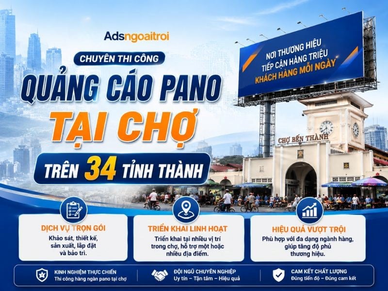 Adsngoaitroi là một agency chuyên cho thuê pano chợ trên toàn quốc chuyên nghiệp, giá tốt