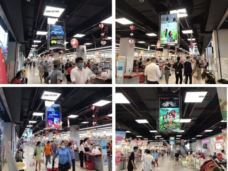 Quảng cáo Digital Frame tại Lotte Mart.