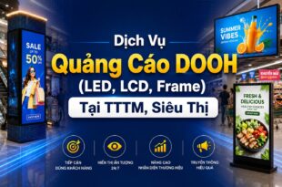 Dịch vụ quảng cáo DOOH tại TTTM, Siêu Thị