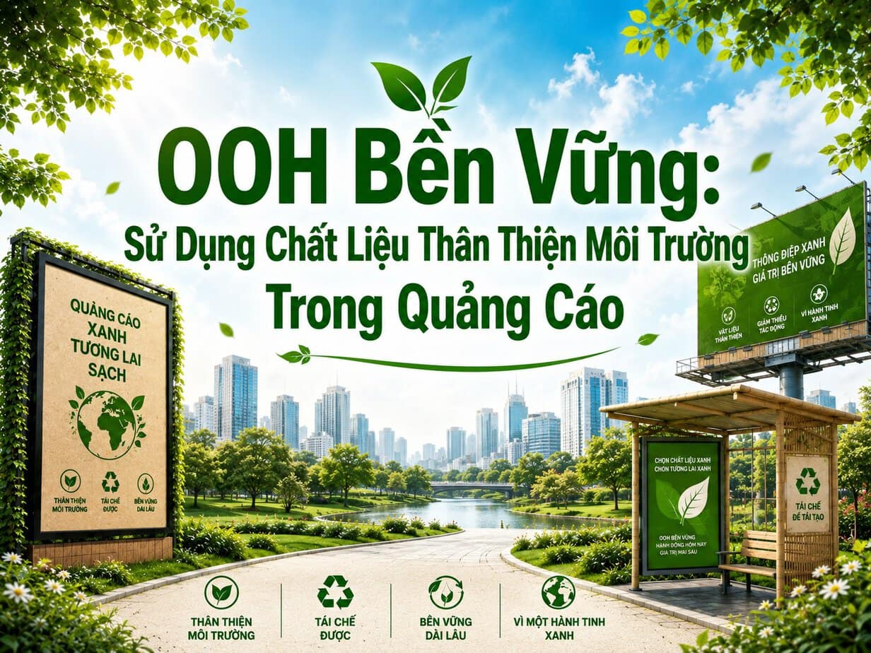 Tìm hiểu xu hướng quảng cáo OOH bền vững