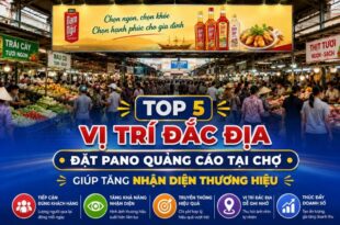 Top các vị trí đắc địa nhất khi đặt Pano chợ