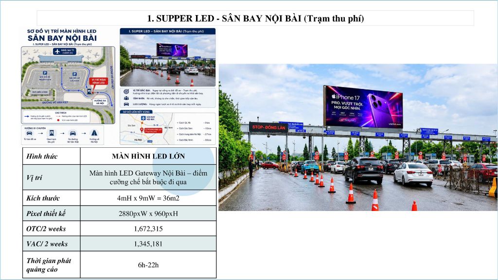 - Hệ Thống Led Tại Sân Bay Nội Bài